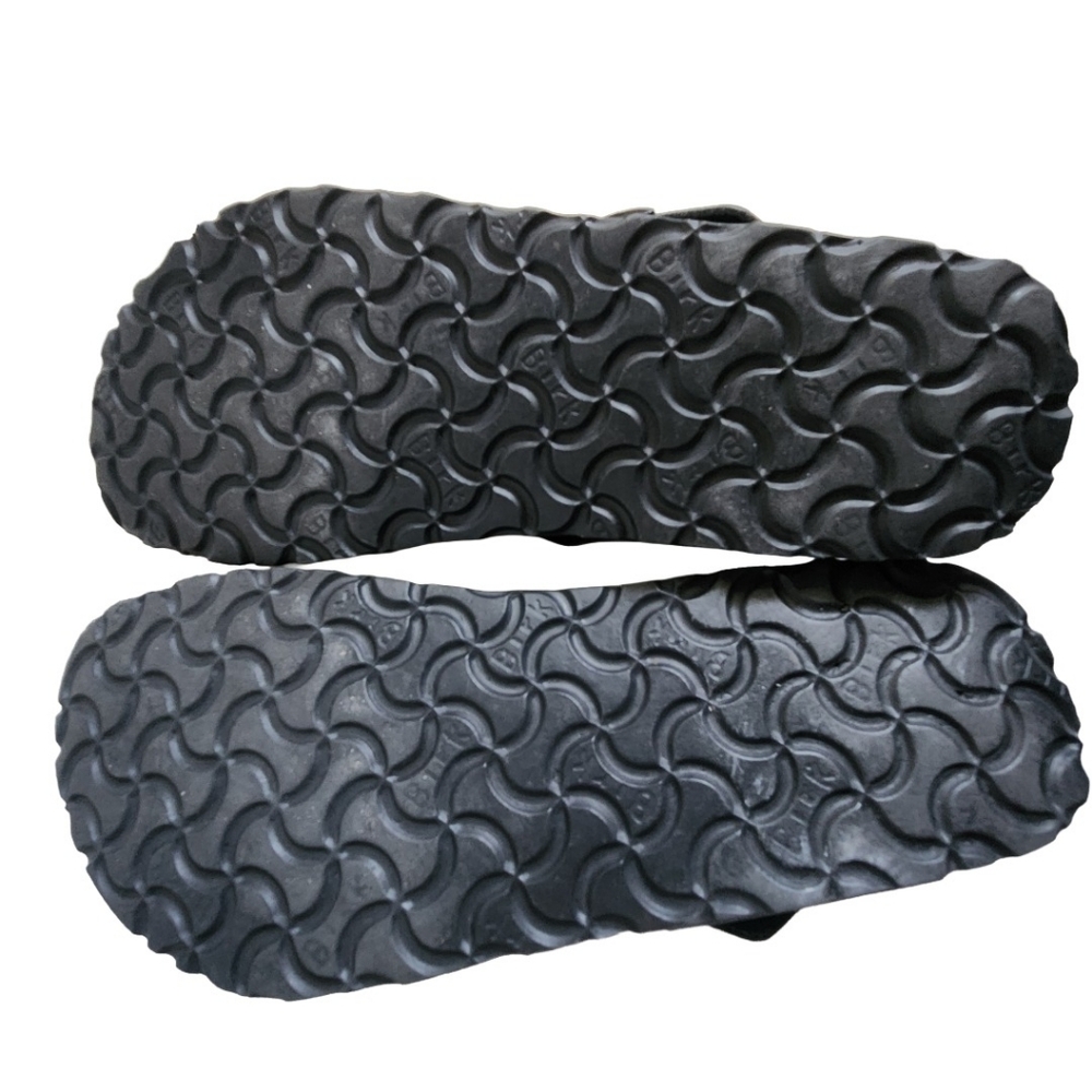 Birkenstock Birki's Dijon Black Crossover Sandals (7) - Picture 9 of 9